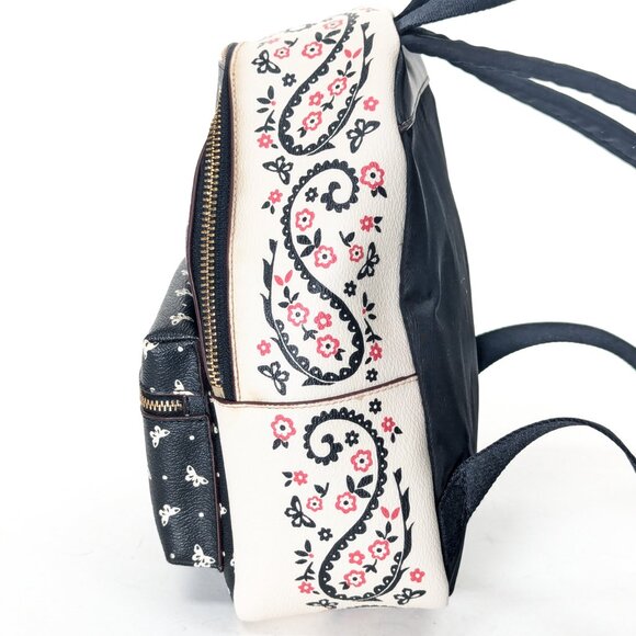 COACH Mini Charlie Backpack In Butterfly Print Thunder - Picture 5 of 16